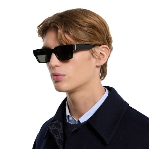 Rectangular frame sunglasses