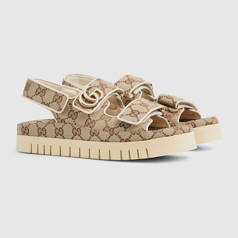 Women's sandal with Double G
