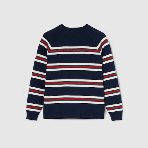 Children's cotton sweater with Web