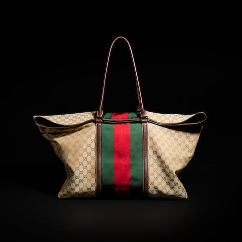 Medium GG duffle bag with Web