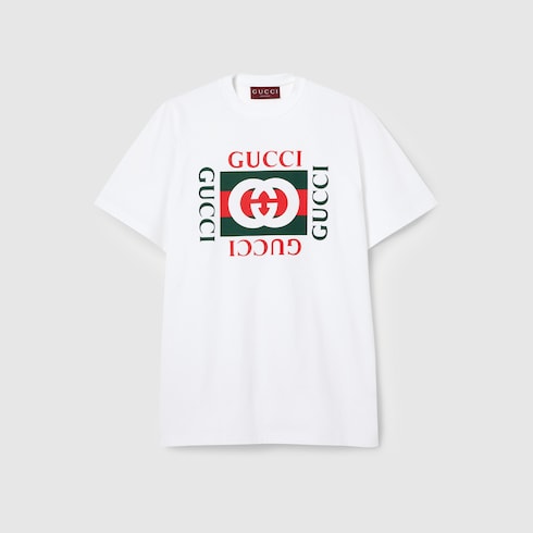 Printed cotton jersey T-shirt