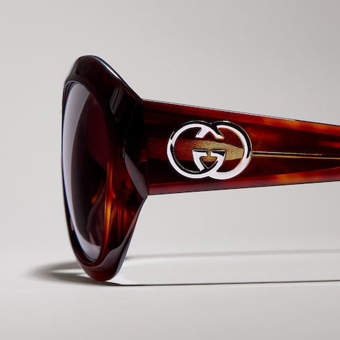 Geometric-frame sunglasses