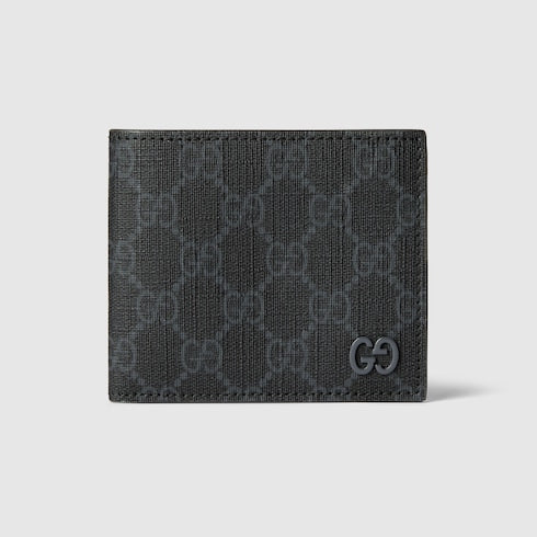 Grey interior GG bi-fold wallet