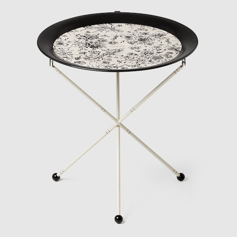 Gucci Flora Sketch print folding table