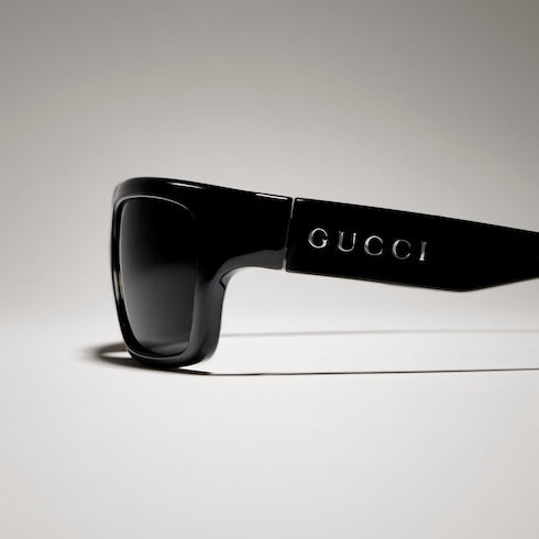 Rectangular-frame sunglasses