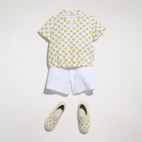 Children's cotton shirt with print