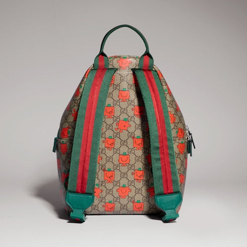 Children's printed GG backpack