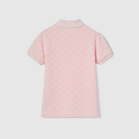 Children's GG cotton polo shirt