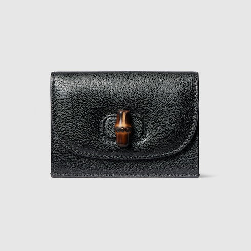 Card case with bamboo