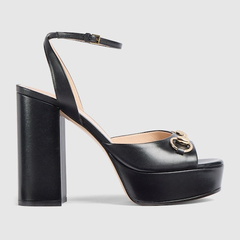 Women's Horsebit platform sandal