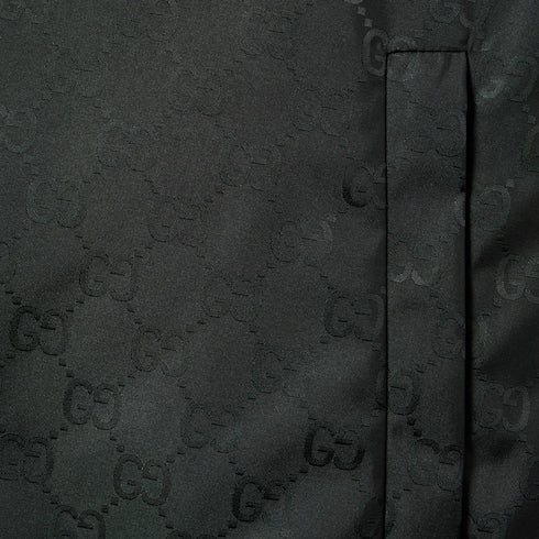 GG nylon jacquard zip jacket