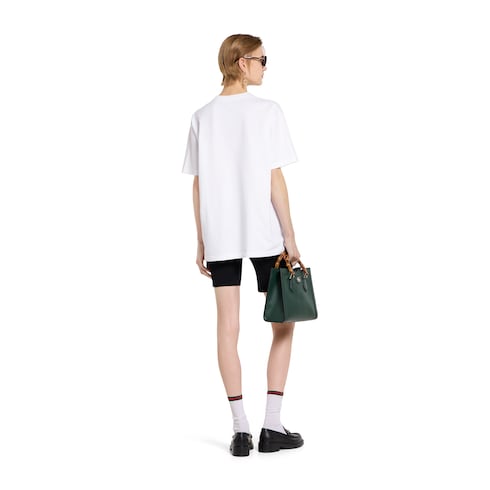 Cotton jersey T-shirt with embroidery