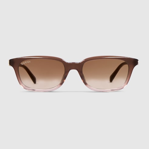 Rectangular-frame sunglasses