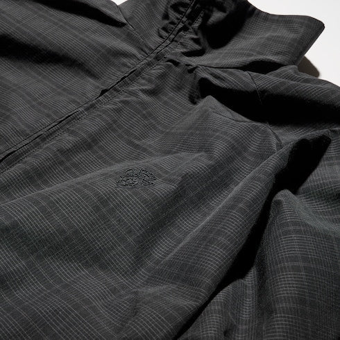 Prince of Wales nylon zip jacket