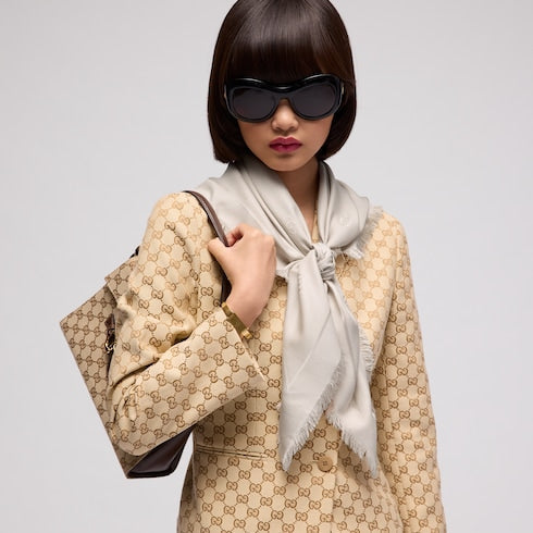 Double G silk wool shawl
