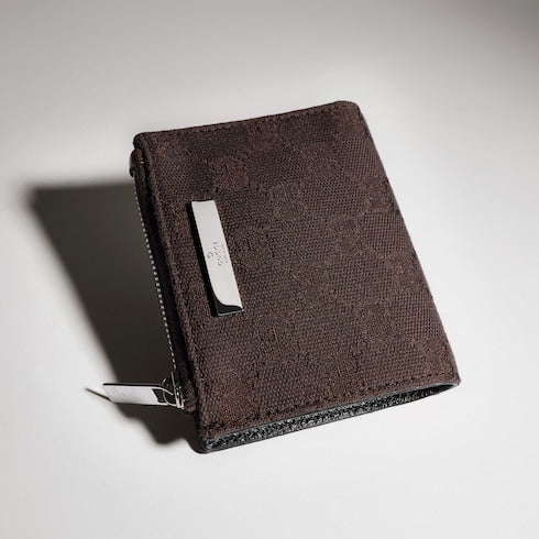 Small wallet with Gucci plaque