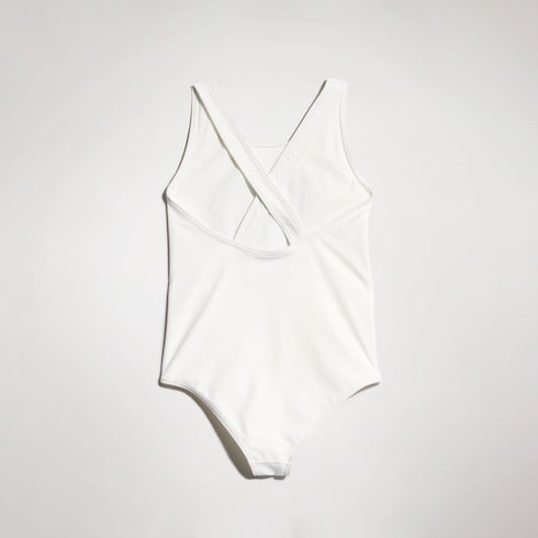 Children's jersey swimsuit with print