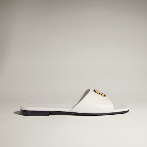 Women's slide sandal with Double G