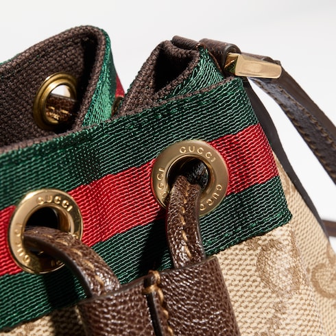 Mini bucket bag with Web