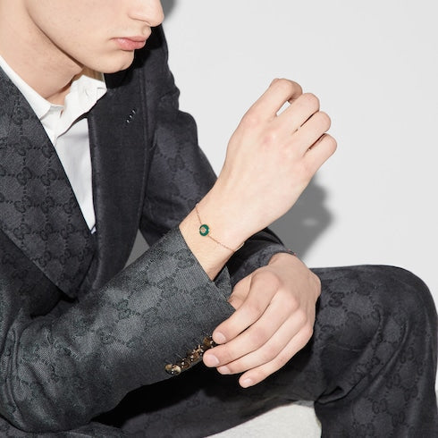Gucci Interlocking 18k chain bracelet