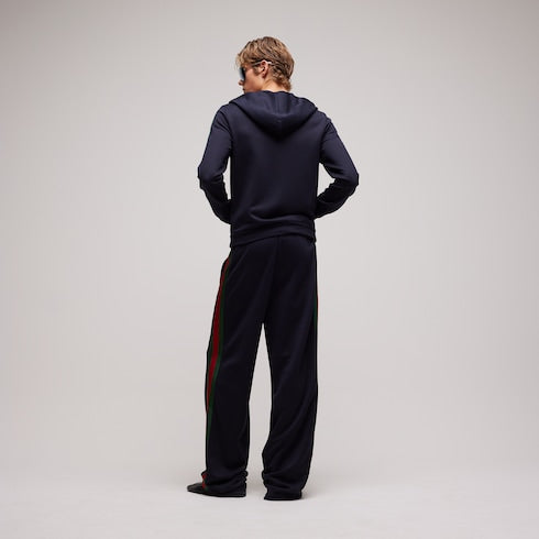 Silk cotton sportswear pants with Web