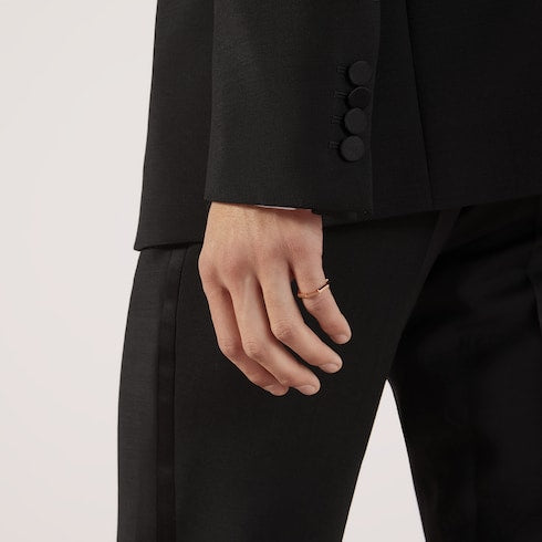 Gucci Link to Love 18k mirrored ring