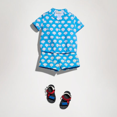 Baby nylon froissè swim shorts