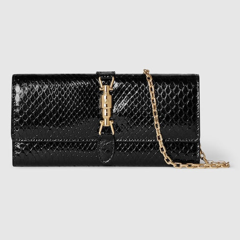Gucci Jackie python wallet on chain