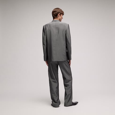 Silk merino wool jacket