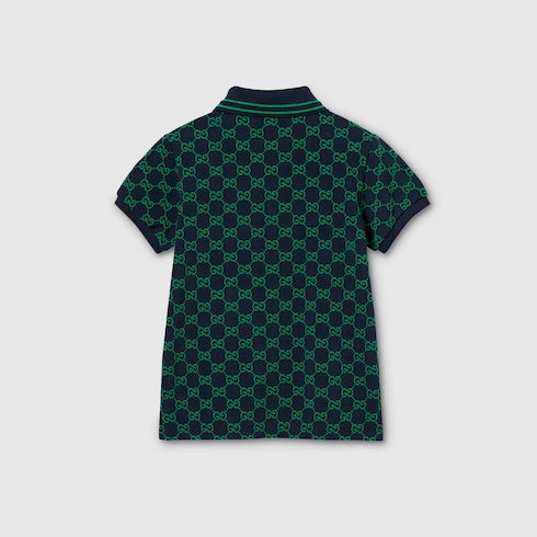Children's GG cotton polo shirt