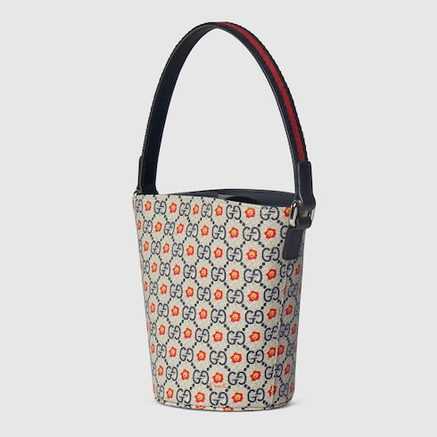 Children's printed GG bucket bag