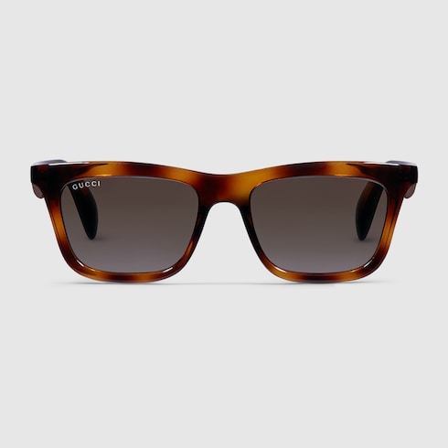 Rectangular frame sunglasses