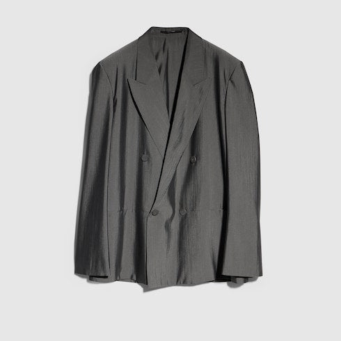 Silk merino wool jacket