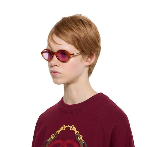 Round frame sunglasses