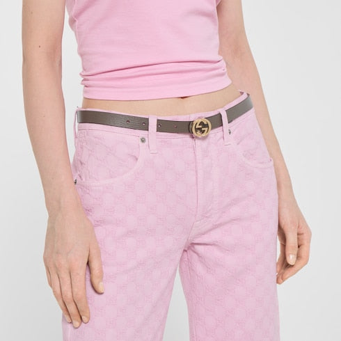 Reversible thin belt
