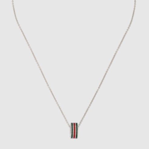 Pendant chain necklace with Interlocking G