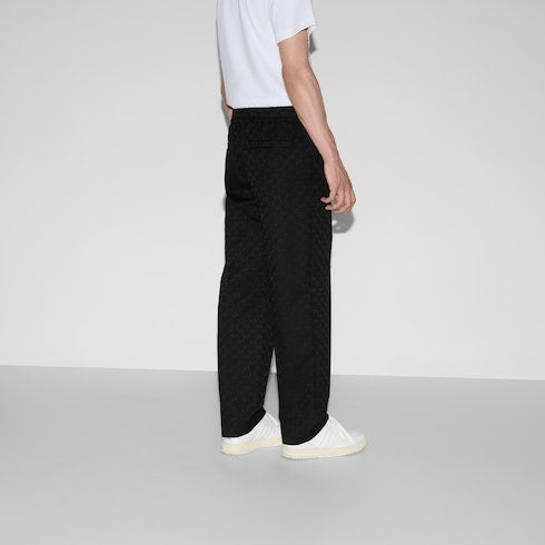 GG cotton blend canvas pant
