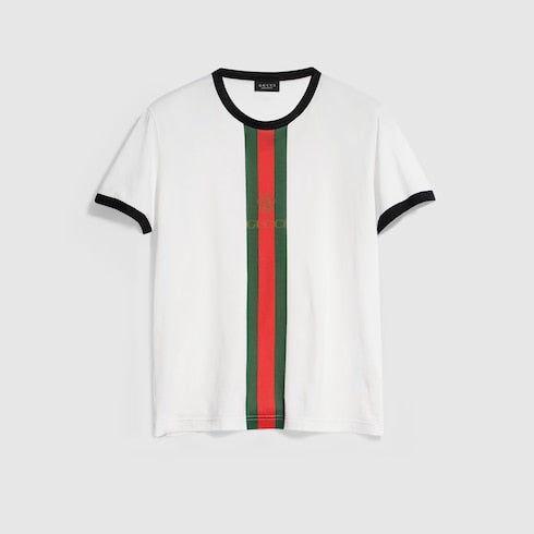 Cotton jersey T-shirt with print