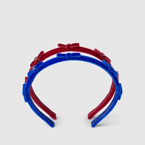 Children's velvet hairbands