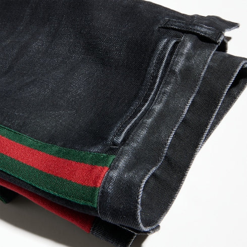 Stretch cotton denim with Web