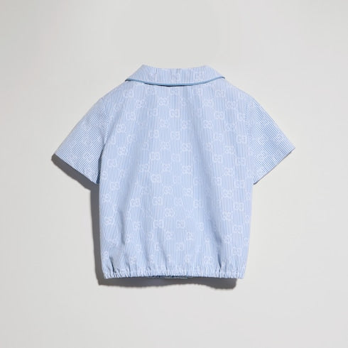 Baby GG striped poplin shirt