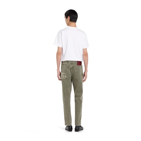 Cotton jersey T-shirt with embroidery