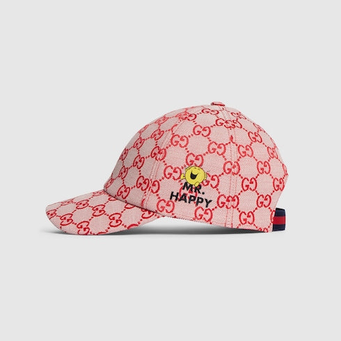 Children's GG canvas baseball cap