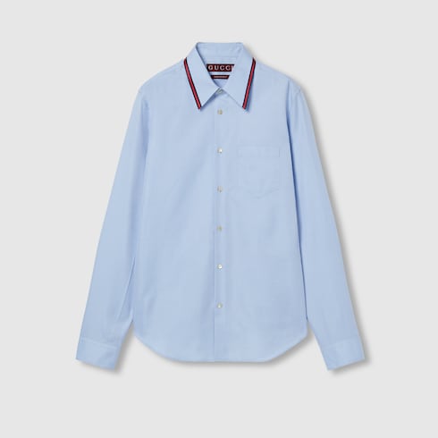 Oxford cotton shirt with Web