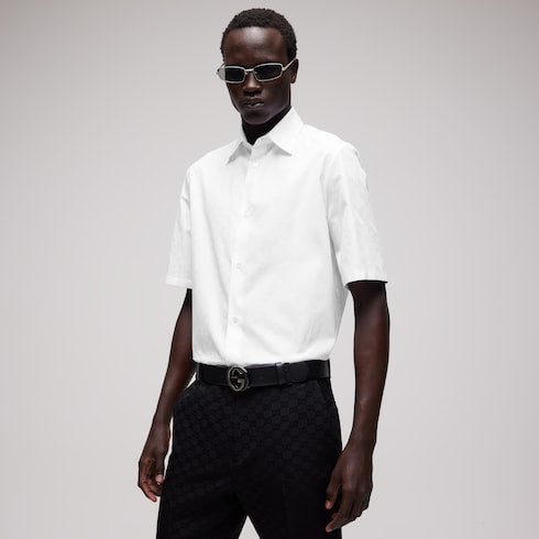 GG cotton poplin shirt
