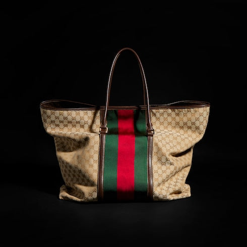 Medium GG duffle bag with Web