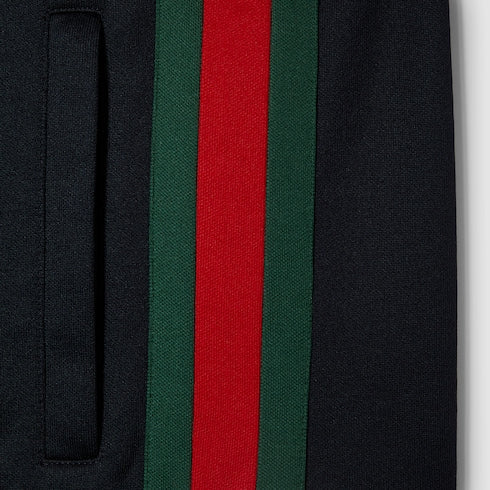 Technical jersey zip jacket with Web