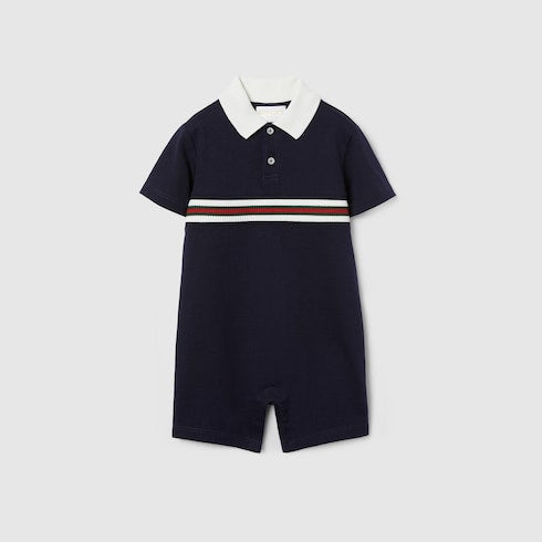 Baby cotton one-piece with Web