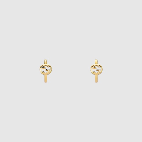Gucci Interlocking 18k hoop earrings