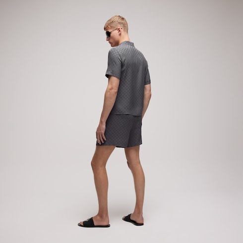 GG silk jacquard shorts